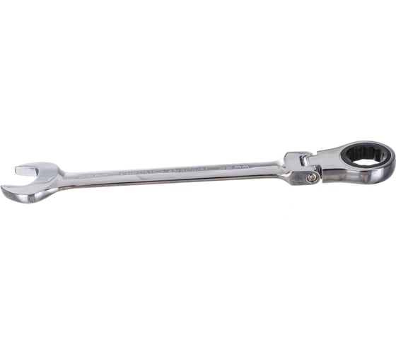 Изображение товара Комбинированный трещоточный ключ МастерАлмаз с гибкой головкой, 180 град, 32 мм 10502930