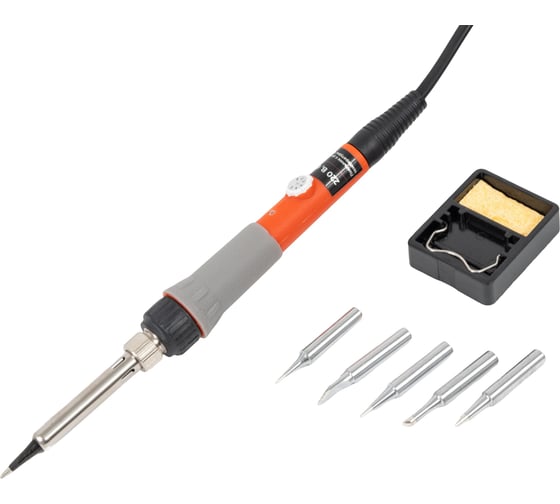 Изображение товара Керамический паяльник Gigant с регулировкой температуры, 5 жал, 60Вт GES-03