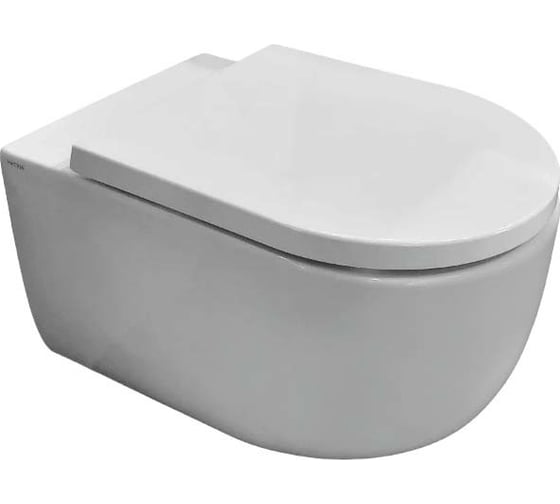 Изображение товара Унитаз подв. безободковый Hatria FUTURA слив Vortex без сиденья, белый матовый A0Y9BA25