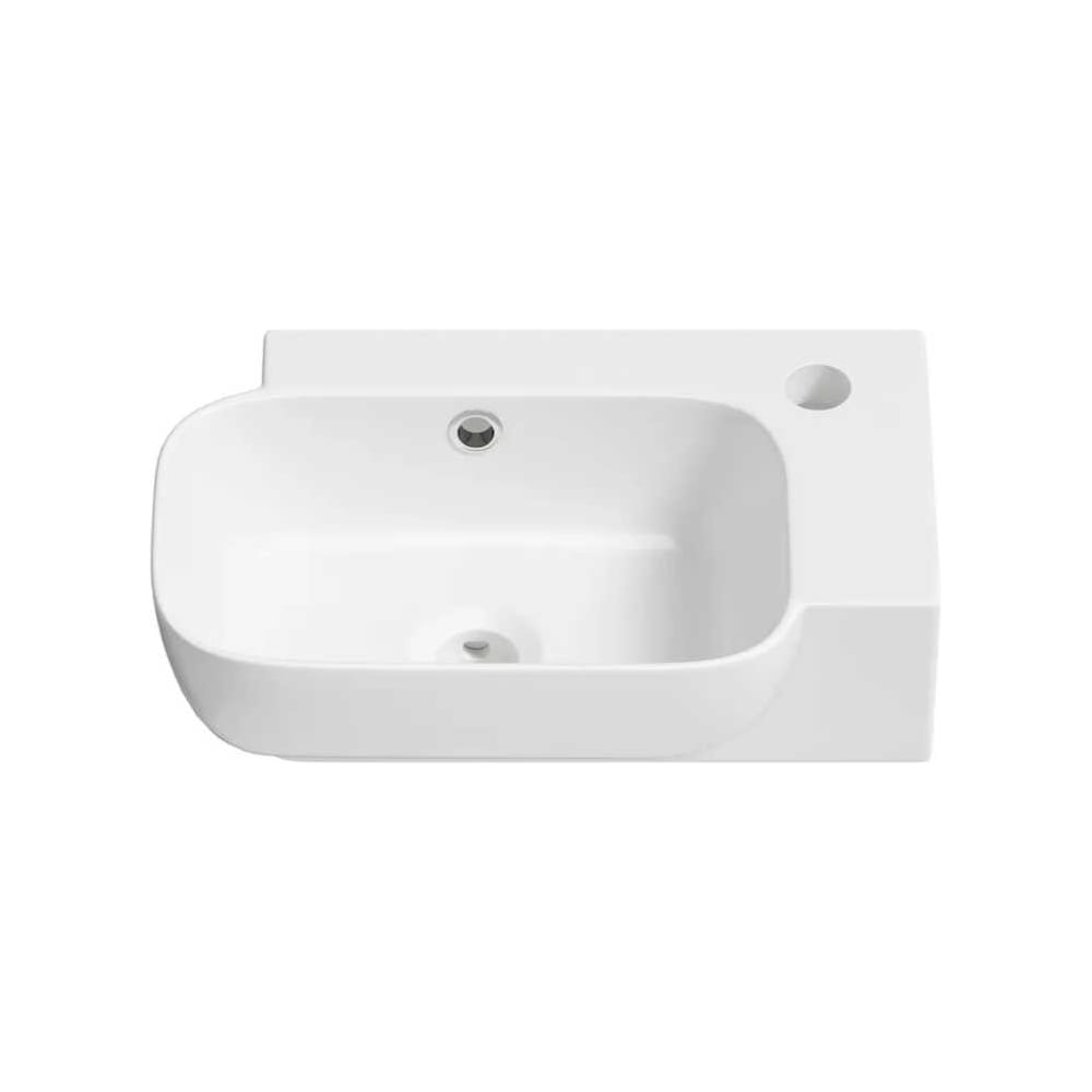 Изображение товара Настенная или накладная раковина Lavinia Boho Bathroom Sink, рукомойник 41х24 см, с отверстием 33311051