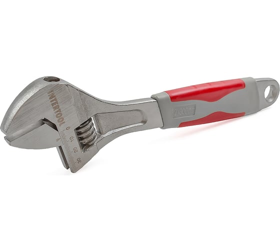 Изображение товара Разводной ключ INTERTOOL 300 мм, изолированная рукоятка, никелевое покрытие XT-0030