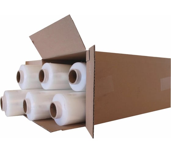 Изображение товара Пленка стрейч МТ-ПАК ТОРГ 500 мм, 23 мкм, 170 м, прозрачная, 2 кг, 6 шт. 6443549