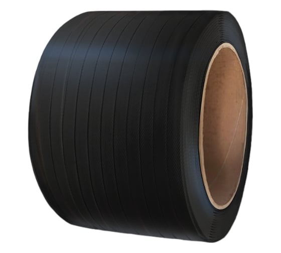 Изображение товара Лента полипропиленовая Волга Полимер 12х0.5 мм, 500 метров, 125 кгс черная, 12-05-500-103-01