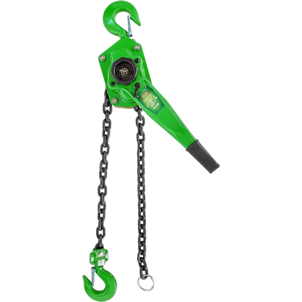 Изображение товара Лебедка подвесная трещоточная RockFORCE RF-TRC7030 3 тонны 1,5 м цепь