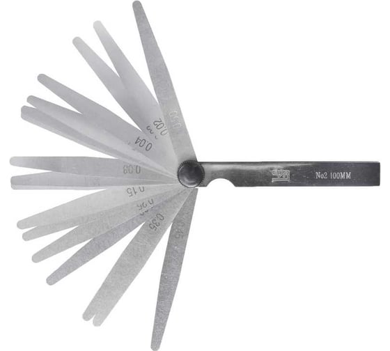 Изображение товара Набор щупов ЧИЗ N2 100 мм, 0.02-0.5 134800