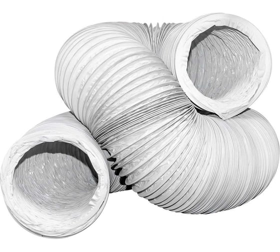 Изображение товара Воздуховод полимерный гибкий гофрированный армированный ARIUS 102 мм, 10 м Pvc-102 135783