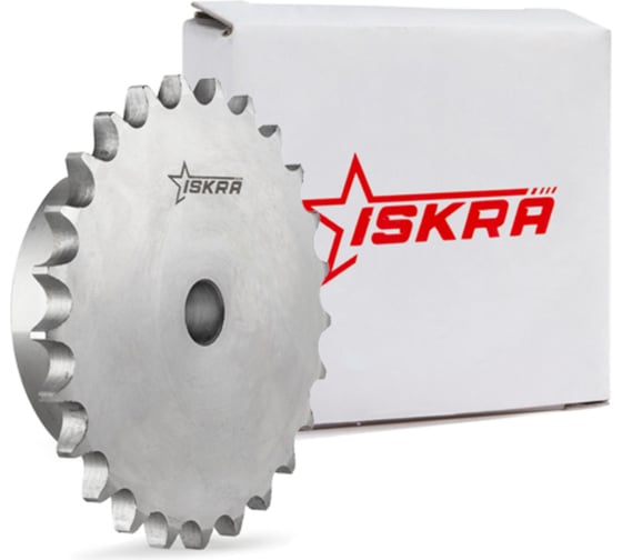 Изображение товара Звездочка ISKRA нерж. со ступицей под расточку для цепи 06B-1, Z=17, 3/8x7/32 PS05X17-ISKRA