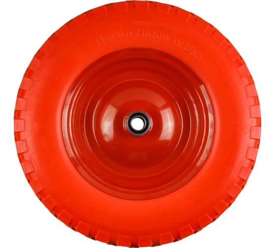 Изображение товара Колесо полиуретановое ECO 4.00-8 (подшипн. усил. ф35x16 мм, для оси 16x100мм) WB-P125