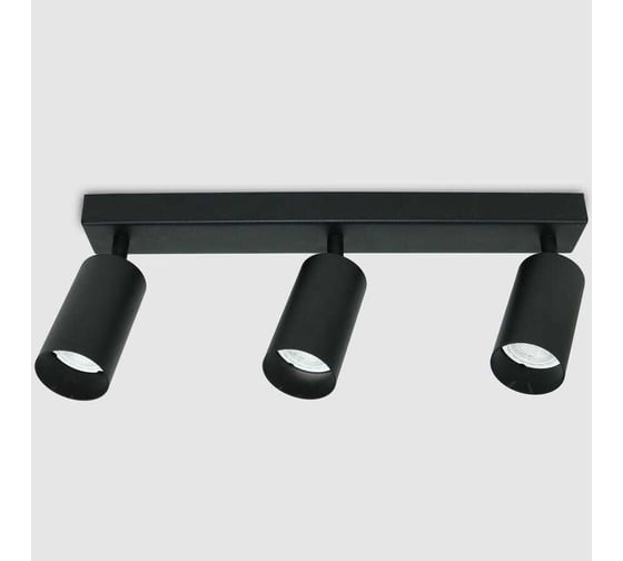 Изображение товара Накладной светильник на основании (спот) тройной General Lighting Systems Башня (100*D55*H100мм) GWL-3GU10 661825