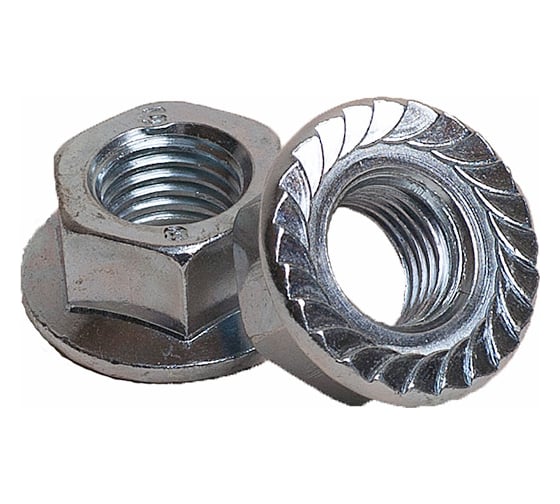 Изображение товара Гайка с фланцем КРЕП-КОМП нержавейка, DIN 6923, А2, М10 200 шт. гфн10