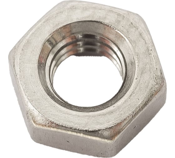 Изображение товара Шестигранные гайки КРЕП-КОМП нержавеющие, DIN 934, А2, М4 1000 шт. гшн4