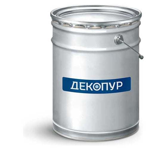 Изображение товара Двухкомпонентная полиуретановая грунт-эмаль Декотерм ДЕКОПУР-ФЛЕКС комплект А тара 20 л фасовка 20 кг глянцевый 4607071000074