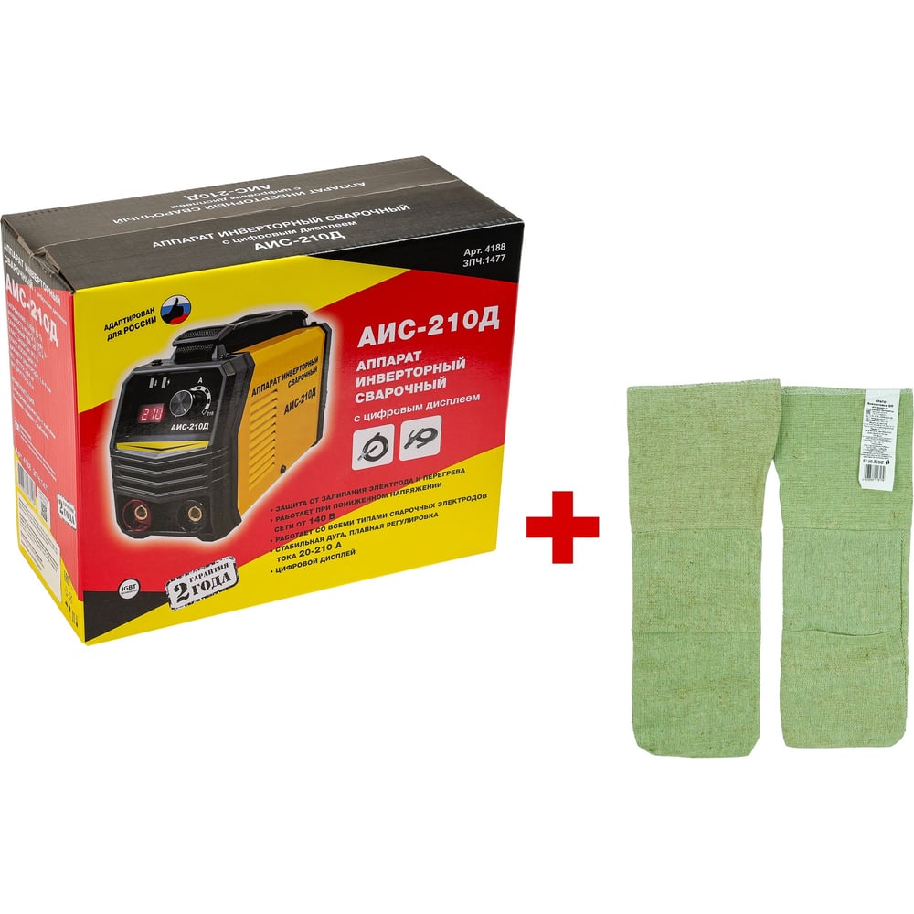 Изображение товара Инвертор сварочный СПЕЦ АИС-210Д с цифровым индикатором