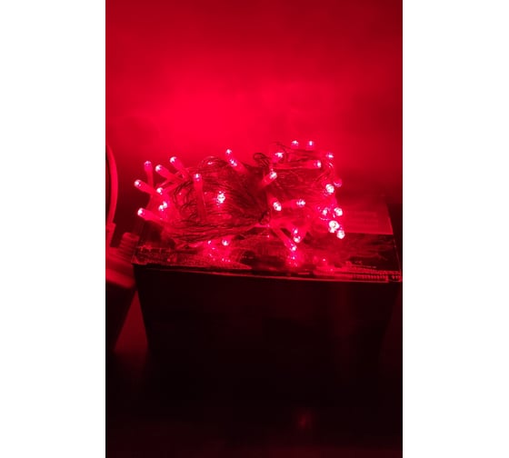 Изображение товара Светодиодная гирлянда GLQ, 48 диодов, длина 5 м, белый кабель GLQ -101C-5M-48-R