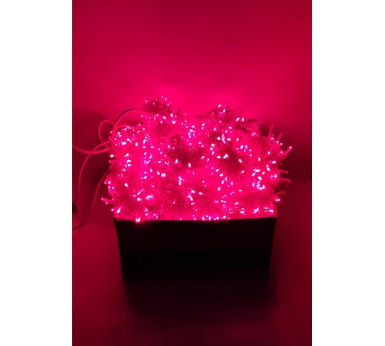 Изображение товара Светодиодный водопад GLQ, 2000 диодов, длина 4 м, 20 линий по 2 м, белый кабель GLQ-202-20100-2000-R