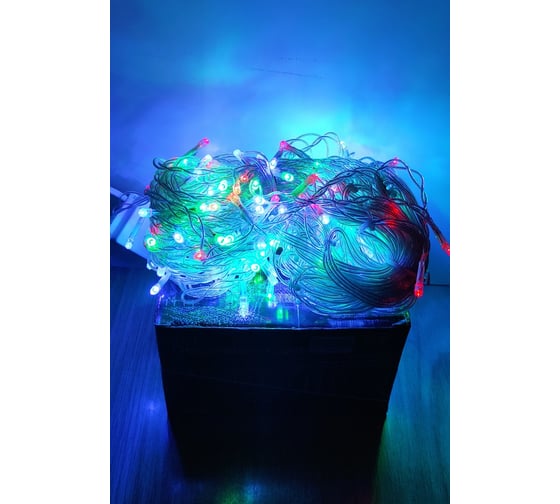 Изображение товара Светодиодная сосулька GLQ, 108 диодов, длина 3 м, белый кабель 2 мм GLQ -301-3M-108-M (БК)