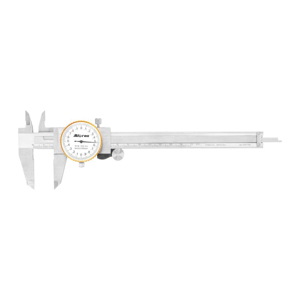 Изображение товара Штангенциркуль Micron ШЦК-1-150 0.02 с круглой шкалой, поверкой