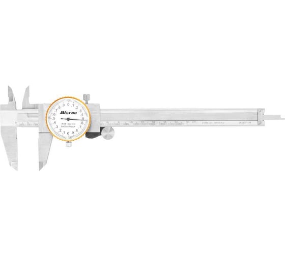 Изображение товара Штангенциркуль Micron ШЦК-1-150 0.02, с круглой шкалой, ГРСИ91149-24, с поверкой 1074596
