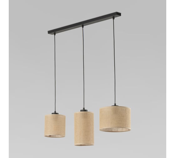 Изображение товара Подвесной светильник TK Lighting с тканевыми абажурами 4954 Juta беже a068752