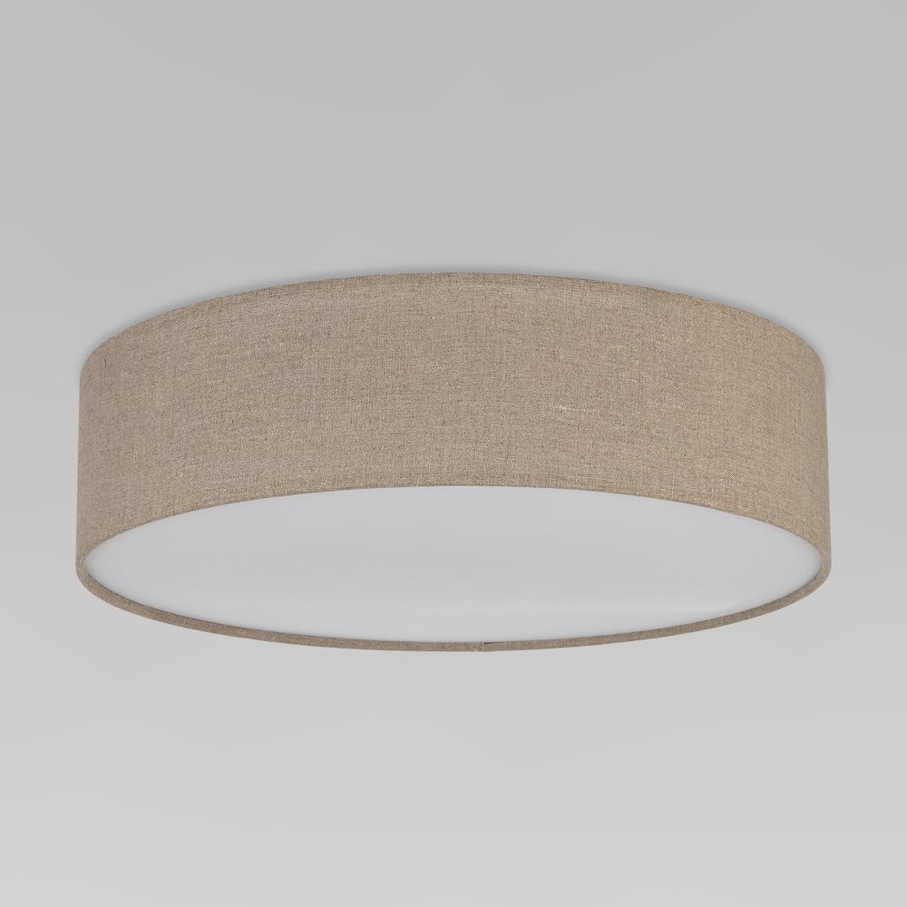 Изображение товара Потолочный светильник TK Lighting с тканевым абажуром 10166 Earth бежевый a068554