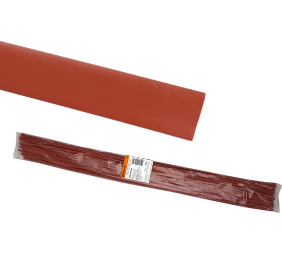 Изображение товара Термоусаживаемая трубка TDM ELECTRIC ТУТнг 30/15 красная по 1м 25 м/упак SQ0518-0282