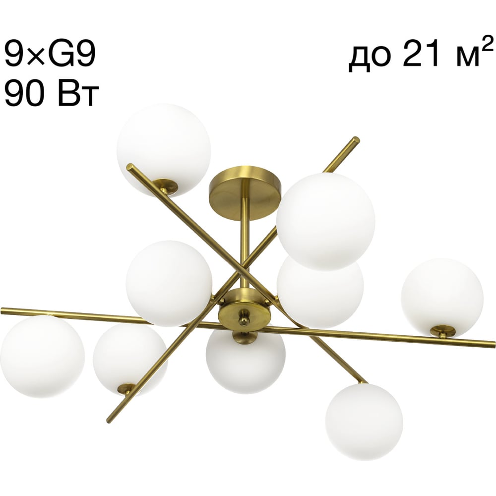 Изображение товара Люстра на штанге Citilux RONNY CL242193 современная бронзовая