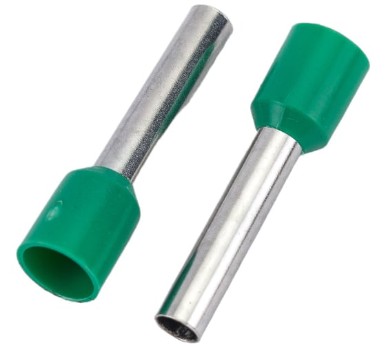 Изображение товара Наконечники для проводов обжимные гильза Е6018 6мм2 с изолированным фланцем (упаковка/20 штук) TDM ELECTRIC SQ0568-0044