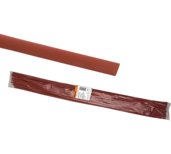 Изображение товара Термоусаживаемая трубка TDM ELECTRIC ТУТнг 2/1 красная по 1 м упаковка 200 штук SQ0518-0324