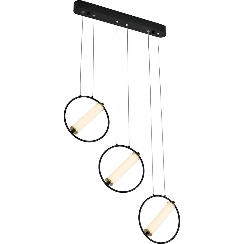 Изображение товара Светодиодный подвесной светильник Gerhort G61306/3BK+GD современный стиль