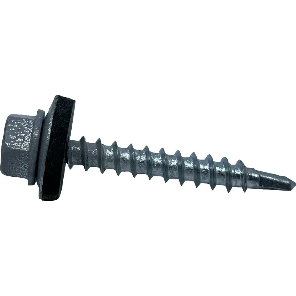 Изображение товара Кровельный саморез Rizzel 4,8x35 RAL 7004 250 шт крепеж для деревянных оснований