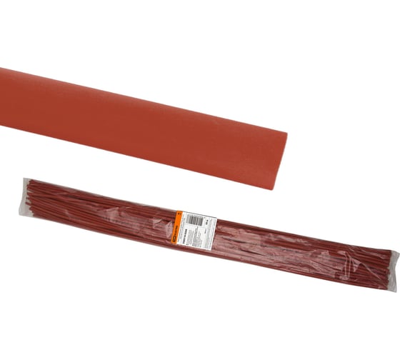 Изображение товара Термоусаживаемая трубка TDM ELECTRIC ТУТнг 25/12,5 красная по 1м 50 м/упак SQ0518-0268