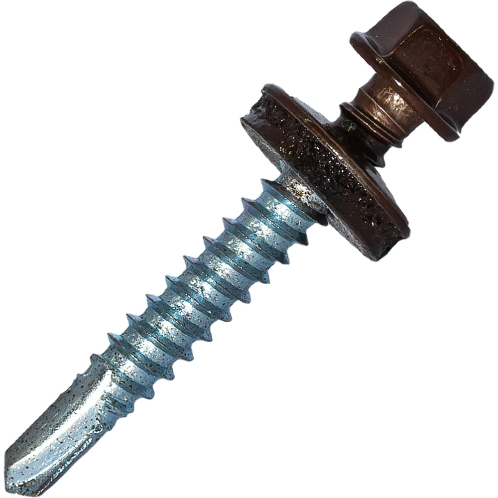 Изображение товара Кровельный саморез Rizzel 4,8x50 RAL 8017 с сверлом 150 шт