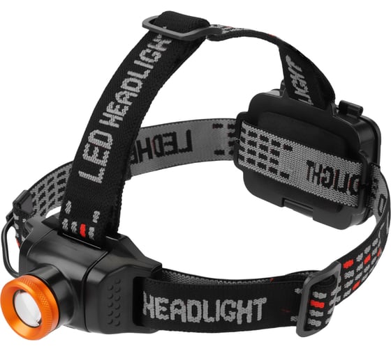 Изображение товара Фонарь TDM Титан 3 налобный, 6 Вт 1 светодиод CREE 400 лм, 3хАА , IPX4, SQ0350-0100