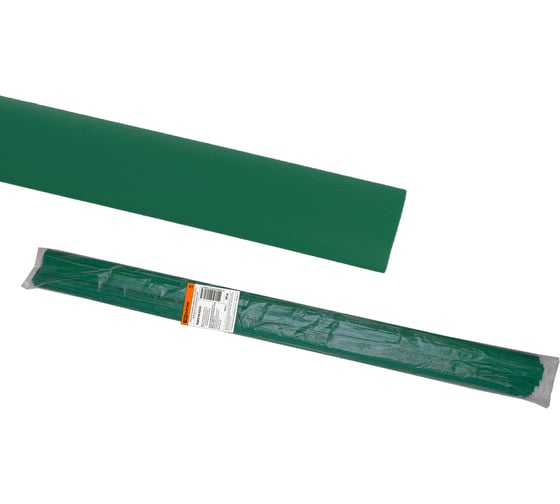 Изображение товара Термоусаживаемая трубка TDM ELECTRIC ТУТнг 20/10 зеленая по 1м 50 м/упак SQ0518-0253