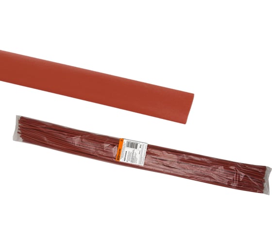 Изображение товара Термоусаживаемая трубка TDM ELECTRIC ТУТнг 12/6 красная по 1м 50 м/упак SQ0518-0226