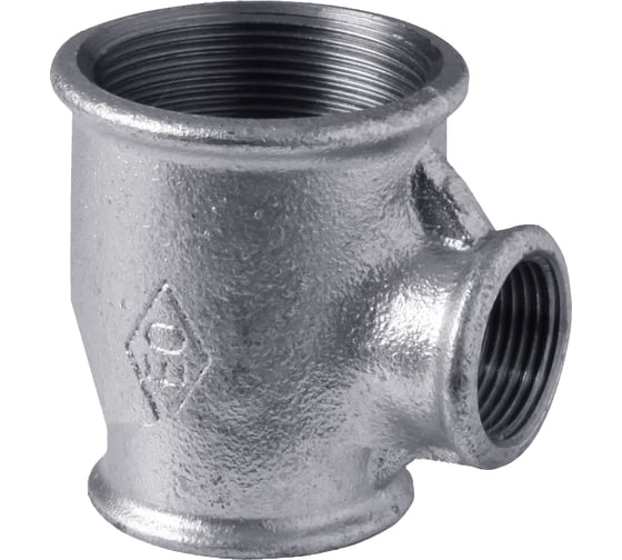 Изображение товара Оцинкованный переходной тройник BergMontana 1 1/2г- 1/2г-1 1/2г (Болгария) 130 Atusa / Berg Montana-Ф 13025737 13005737