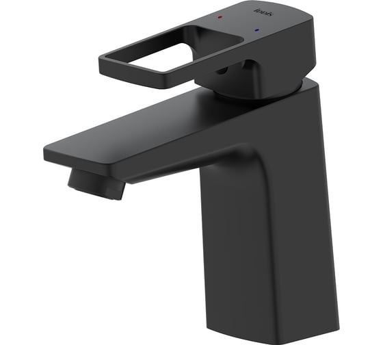 Изображение товара Комплект IDDIS 2в1: смеситель и выпуск черный матовый с переливом, черный матовый, Bild, BILBL00i01K