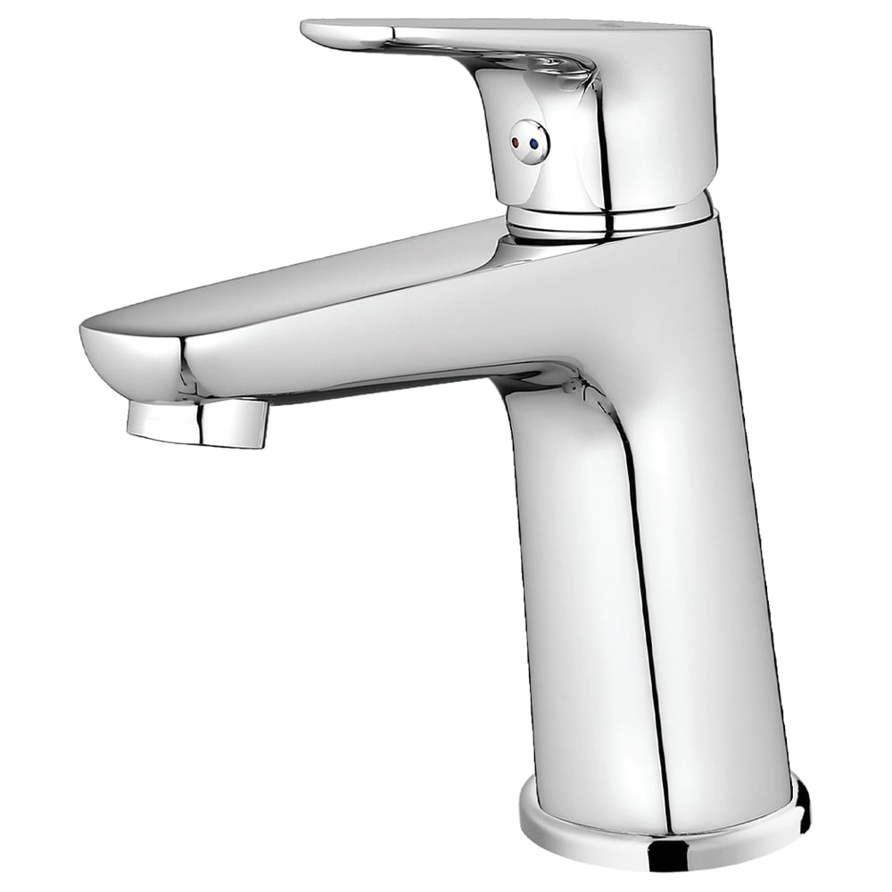 Изображение товара Комплект IDDIS 2в1 смеситель и выпуск для умывальника с переливом гальваническое хромированный Zodi