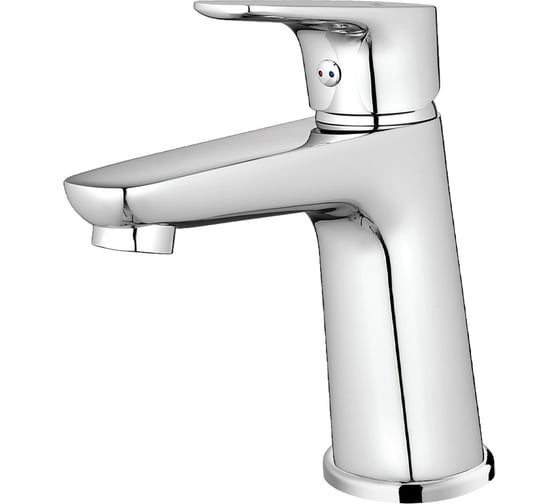 Изображение товара Комплект IDDIS 2в1: смеситель и выпуск для умывальника с переливом, хром, Zodiac, ZODSB00i01K