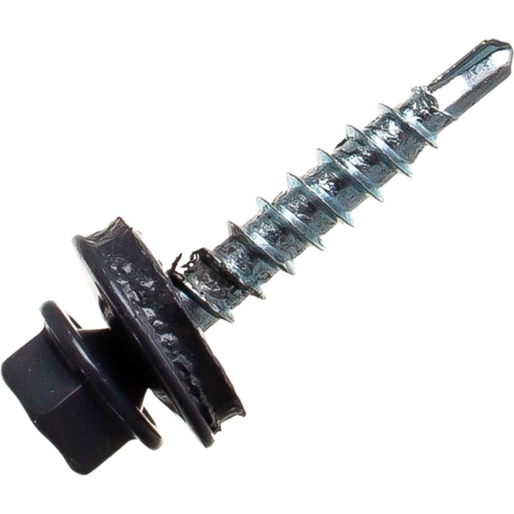 Изображение товара Кровельный саморез Rizzel 4,8x19 RAL 7024 с сверлом, 5000 шт