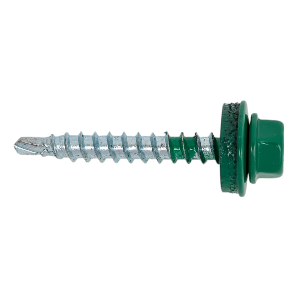 Изображение товара Кровельный саморез Rizzel 4,8x29 RAL 6029 с сверлом №1, 250 шт