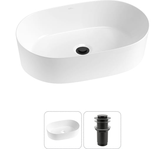 Изображение товара Набор Wellsee 2 в 1 Saint-Germain накладная раковина 56x37 см 20214988R