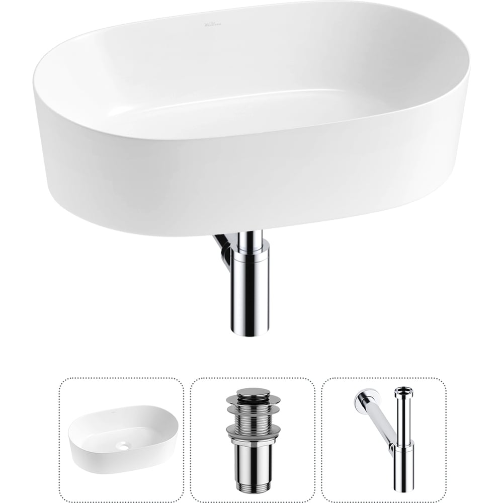 Изображение товара Набор Wellsee 3 в 1 Saint-Germain накладная раковина 56x37 см