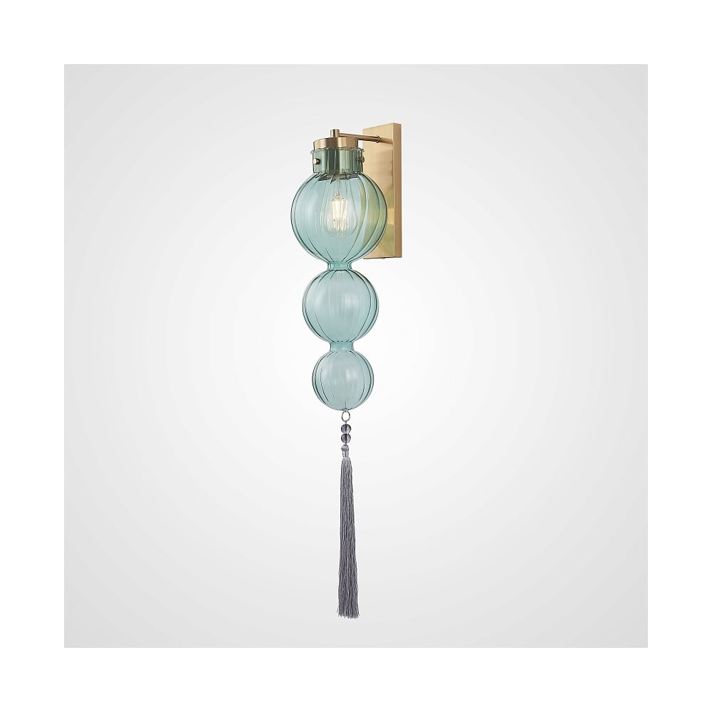 Изображение товара Бра IMPERIUMLOFT Heathfield Lighting Medina Wall латунь голубой