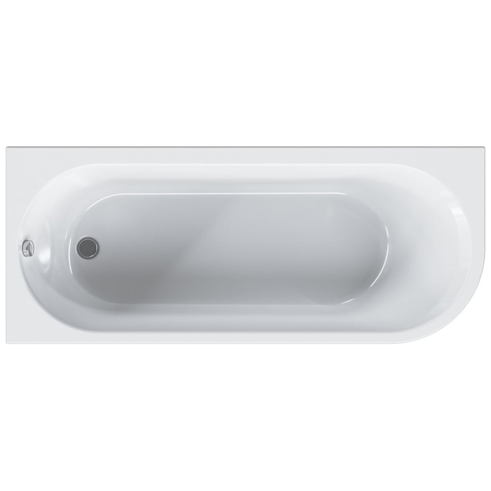 Изображение товара Акриловая угловая ванна AM.PM X-Joy 170x70 см с каркасом стильная и надежная