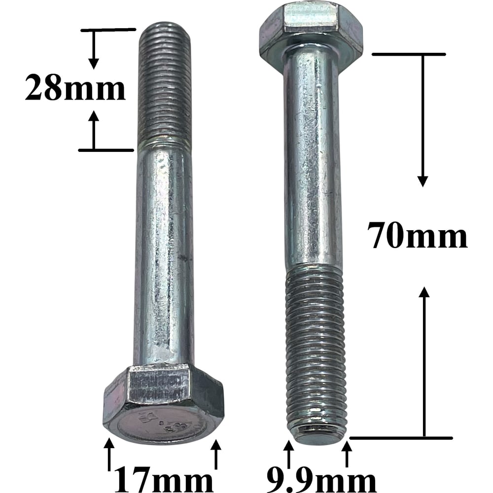 Изображение товара Болт КрепАвто М10х70х1.25 для автомобилей LADA/ZAZ Изображение товара Болт КрепАвто М10х70х1.25 для автомобилей LADA/ZAZ