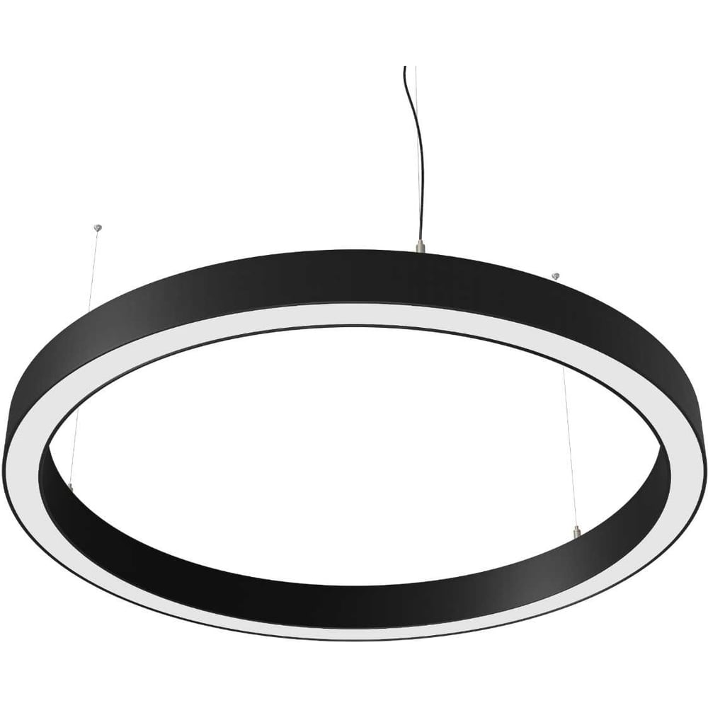 Изображение товара Подвесной светильник ВСЕСВЕТОДИОДЫ Hoop 85Вт D1000 черный IP42 для дома и офиса