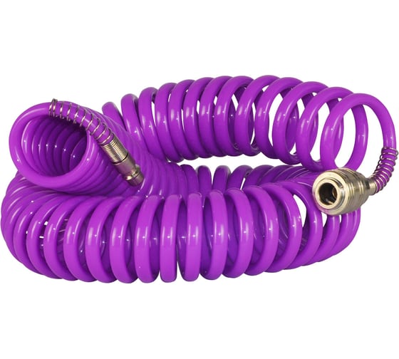 Изображение товара Шланг SKIPER PH09 полиэтил.(PE) cпиральный 10 м, 6/8 мм c быстросъемн. соед. 00-00019664