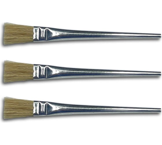 Изображение товара Кисть Lessmann для нанесения жидкого флюса при пайке 3шт 15x25x140 мм 045915