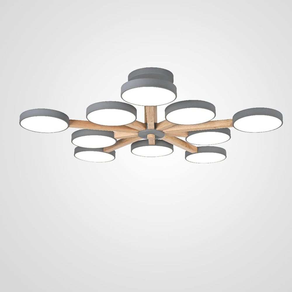 Изображение товара Потолочный светильник IMPERIUMLOFT TURNA L10 Grey с регулируемой температурой